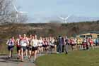 Start of the senior mens Royal Signals Road Relay, Hetton Lyons Park.